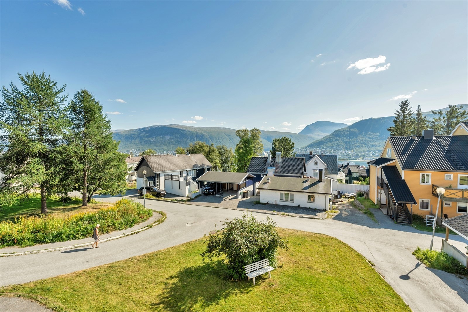 Flott utsikt. Galleribilde