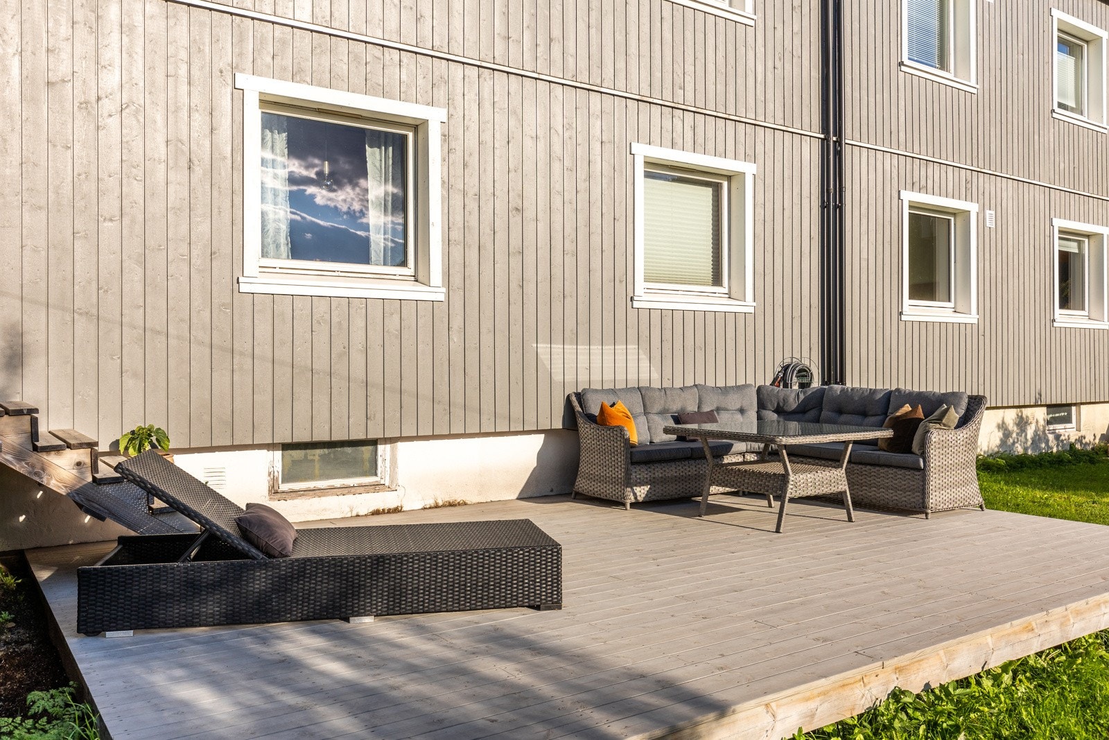 Fra terrassen har du videre tilgang til markterrasse Galleribilde