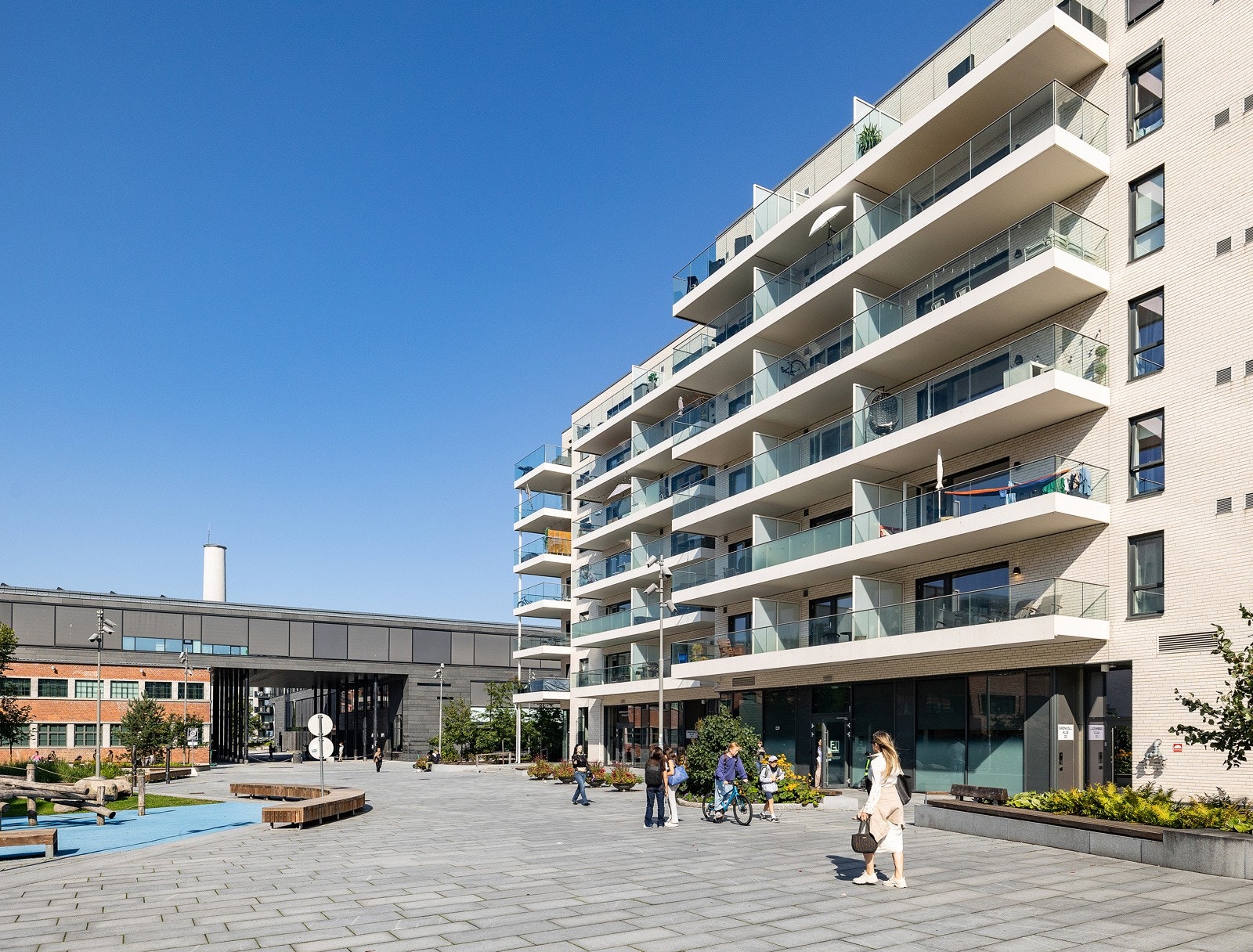 Fasade- bygget er fra 2018. Galleribilde