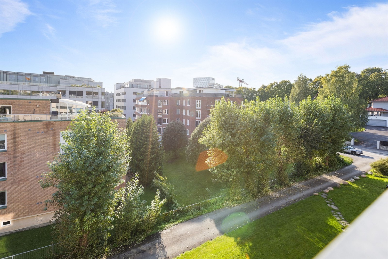 Herfra er det trivelig utsyn mot nærområdene. Galleribilde