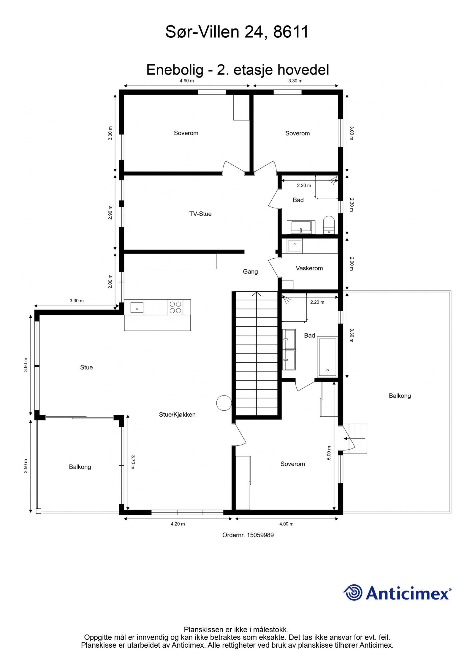 Boligen har en attraktiv planløsning, gjør deg kjent med den her. Galleribilde