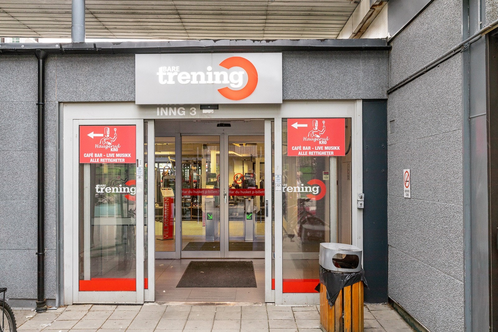 Her finner du også trenignssenteret Bare Trening. Galleribilde