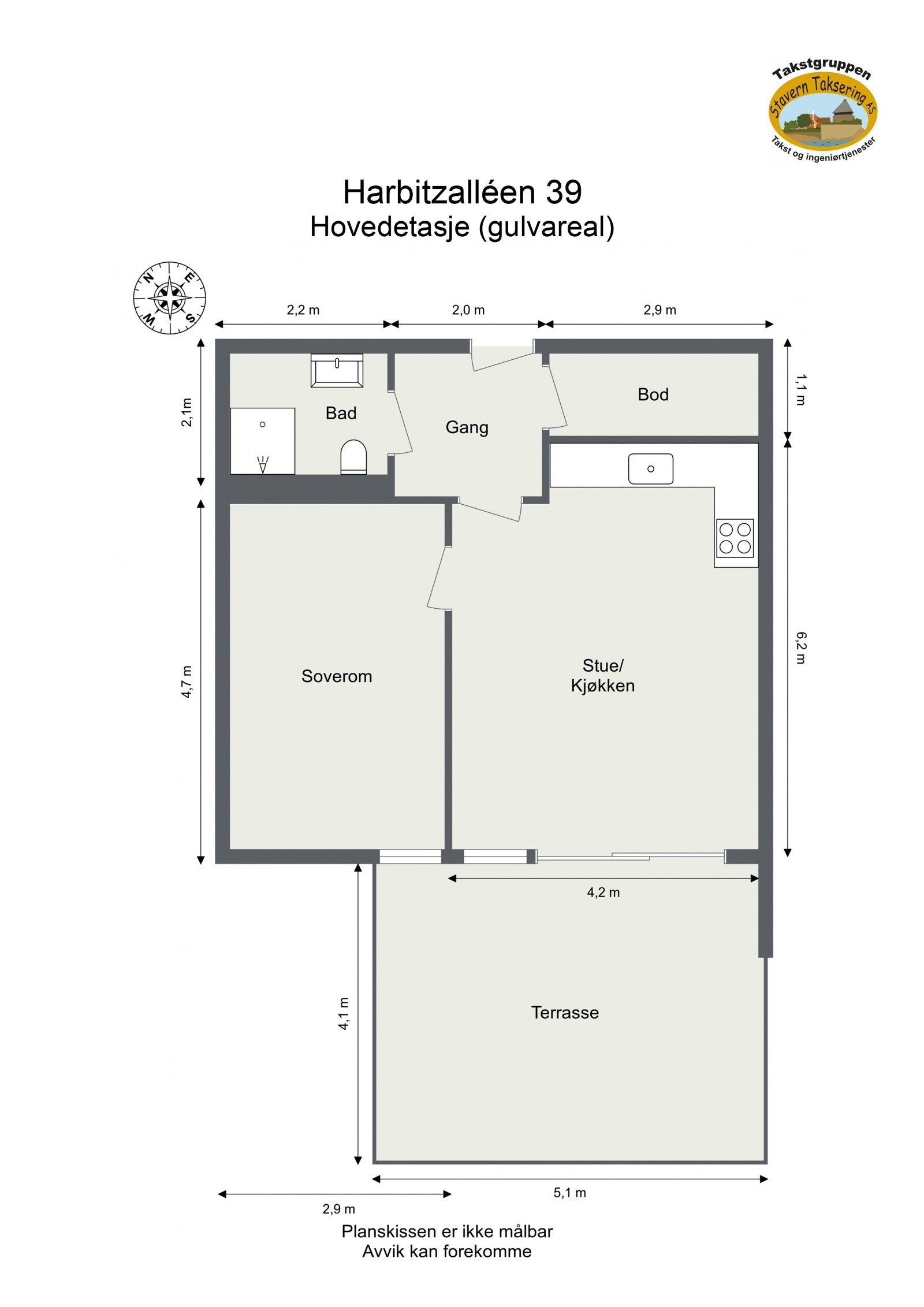 Plantegning. Galleribilde