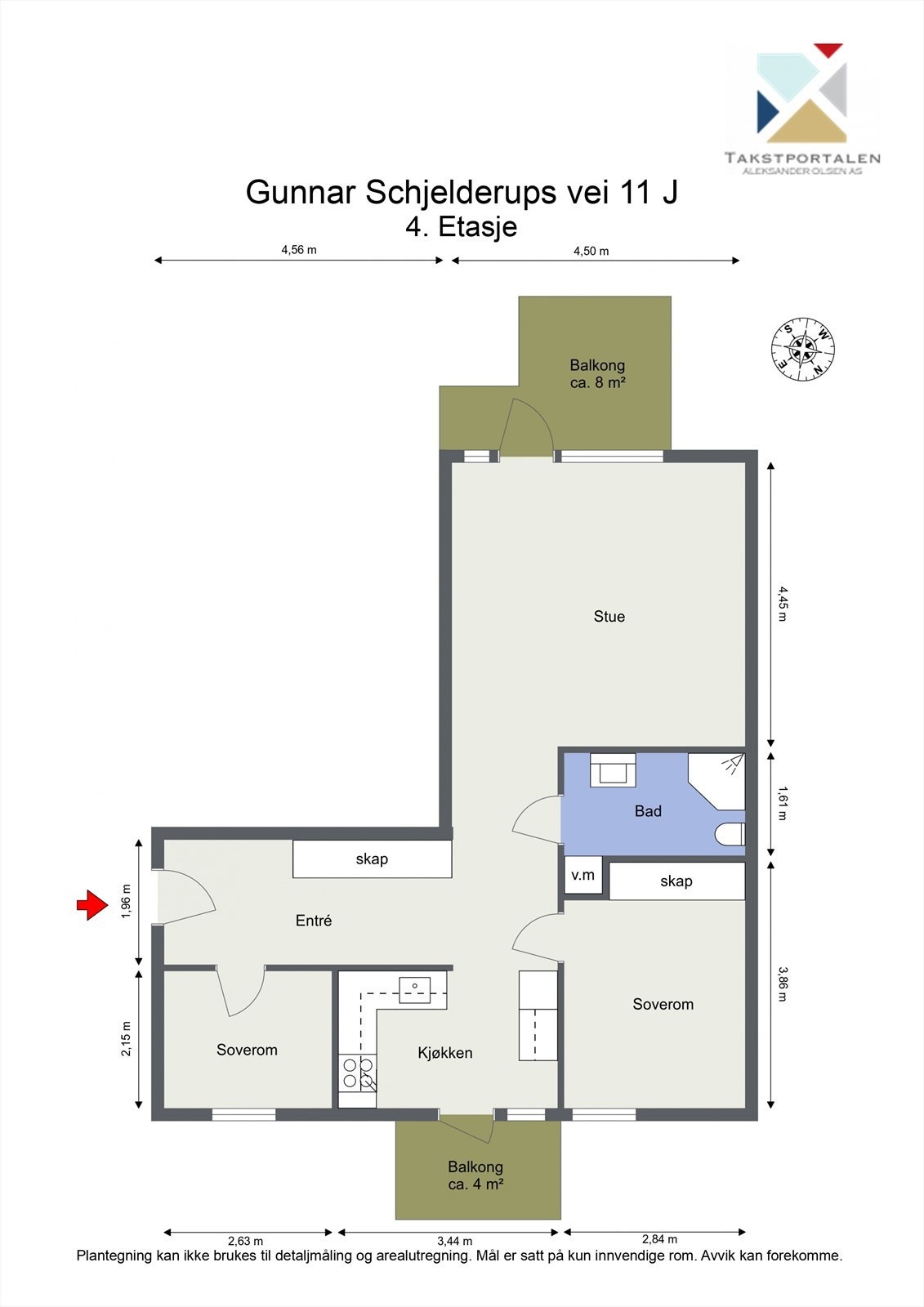 Plantegning Galleribilde