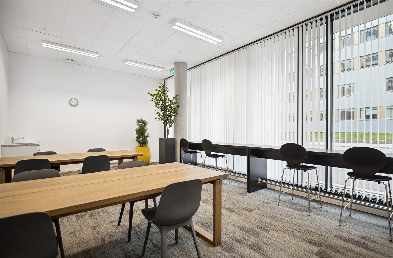 Det er felles hjemmekontorløsning i bygget. I tillegg har sameiet to gjesteleiligheter som kan leies Galleribilde