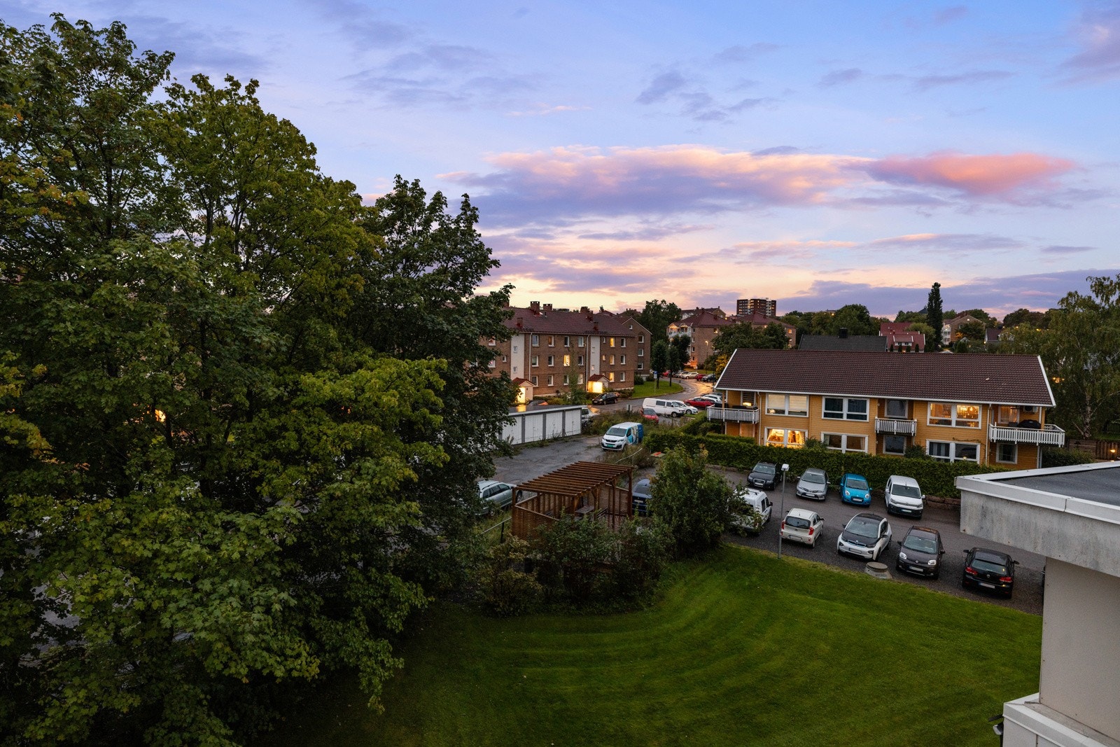 Utsyn på kvelden Galleribilde