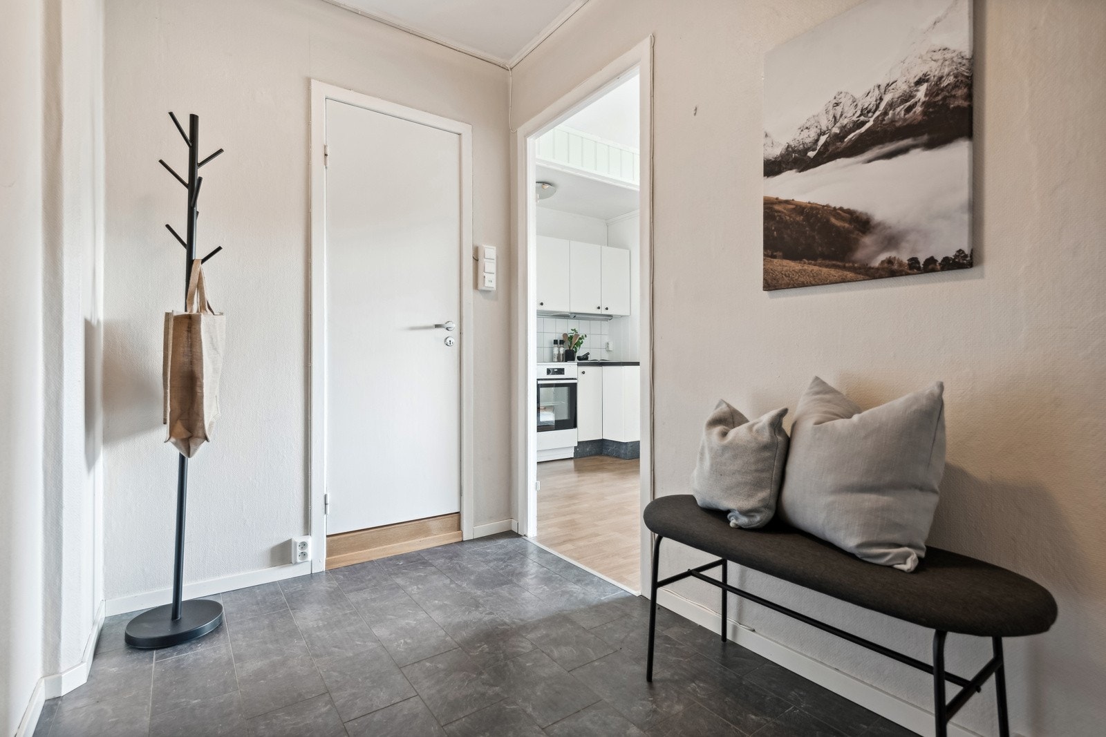 Entreén er et hyggelig rom å ønske venner og familie velkommen. Galleribilde