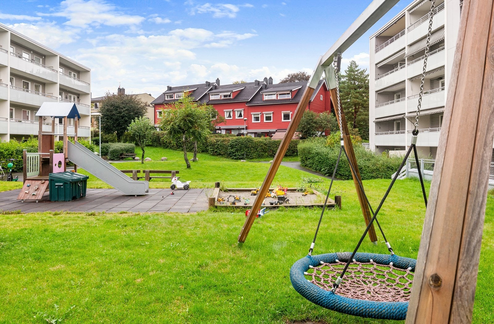 Her får man en barnevennlig og rolig beliggenhet. Galleribilde