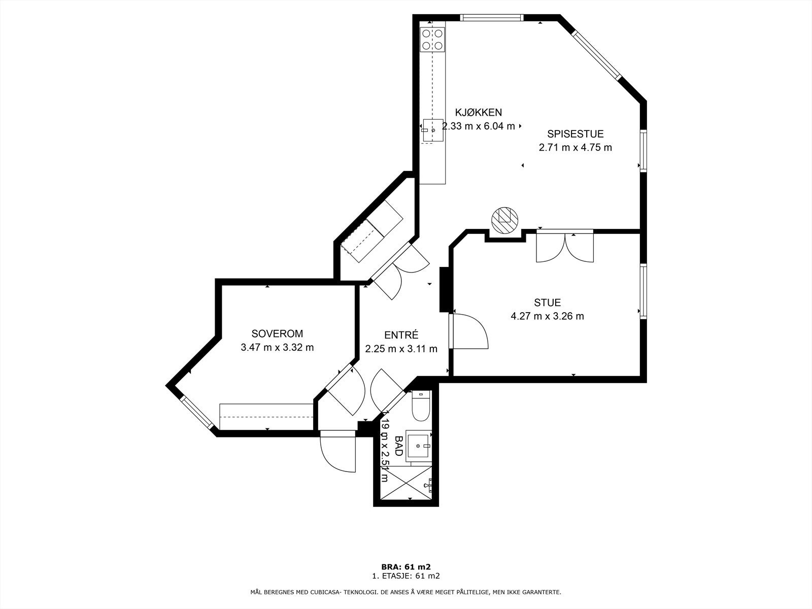 Plantegning Galleribilde