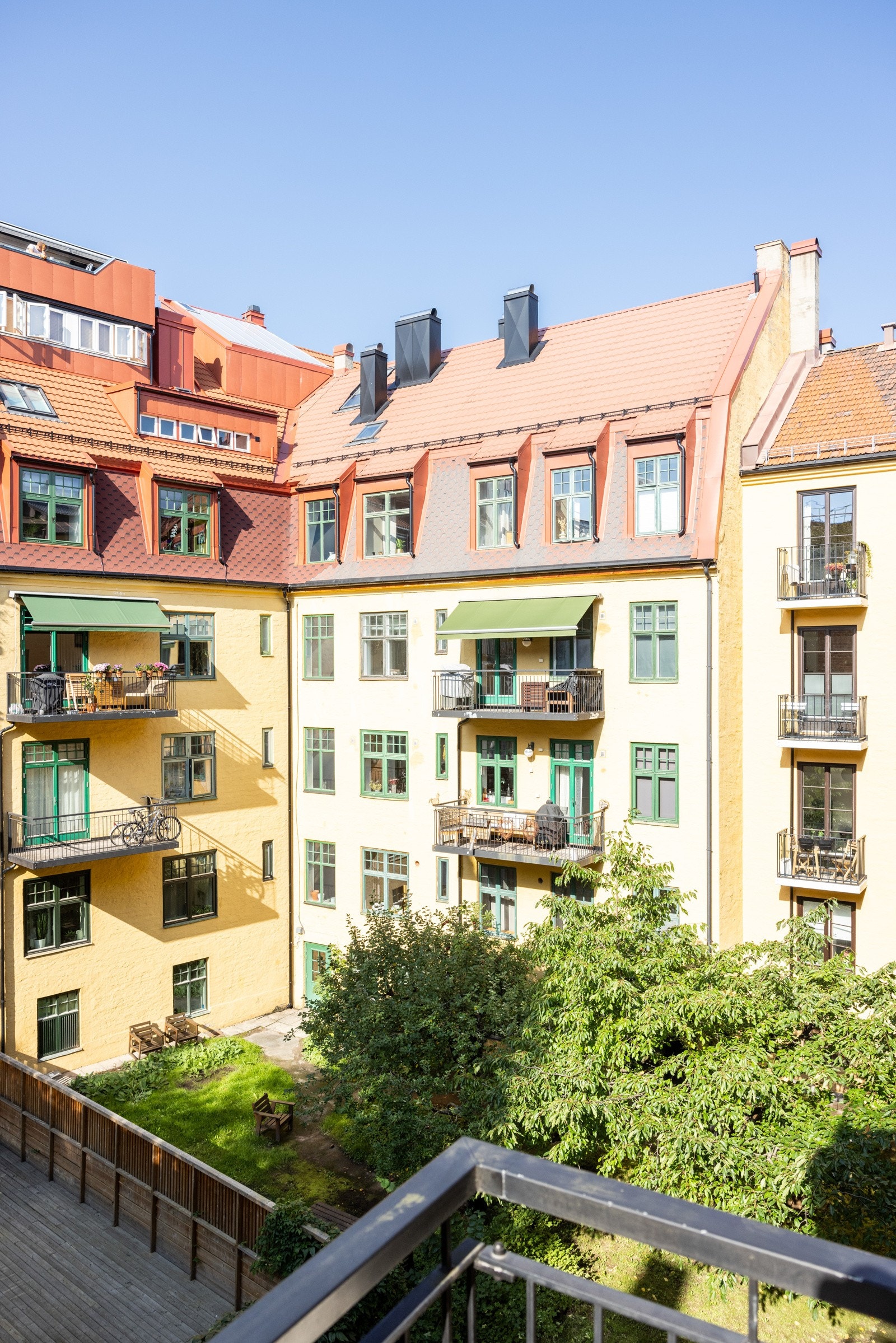 Pent utsyn fra balkongen. Galleribilde