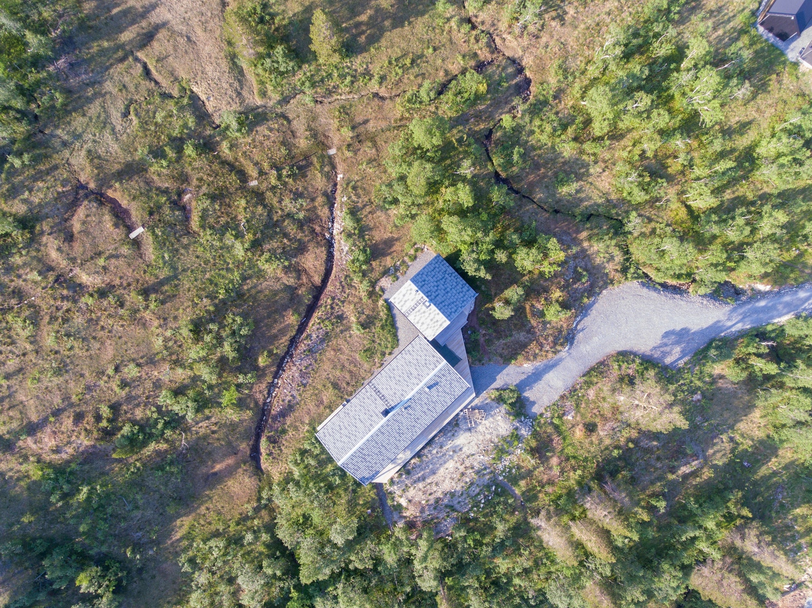 Tomtene i hyttefeltet er mellom 1300 kvm til 1500 kvm. Galleribilde