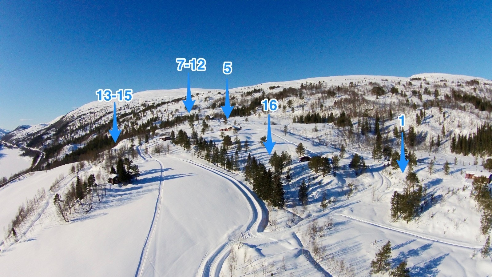 Oversiktsbilde mot nord-vest Galleribilde