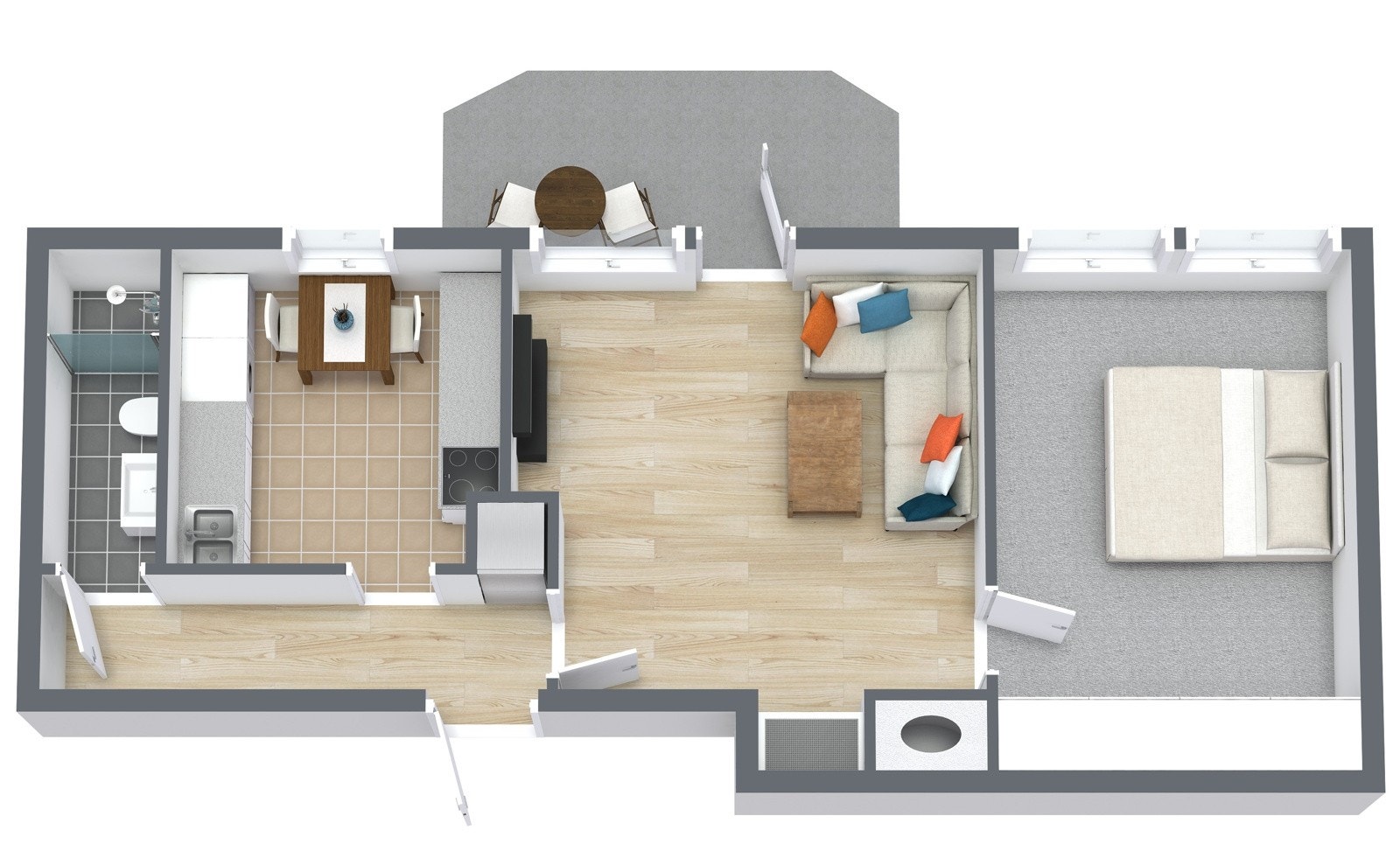 3D Plantening. Galleribilde