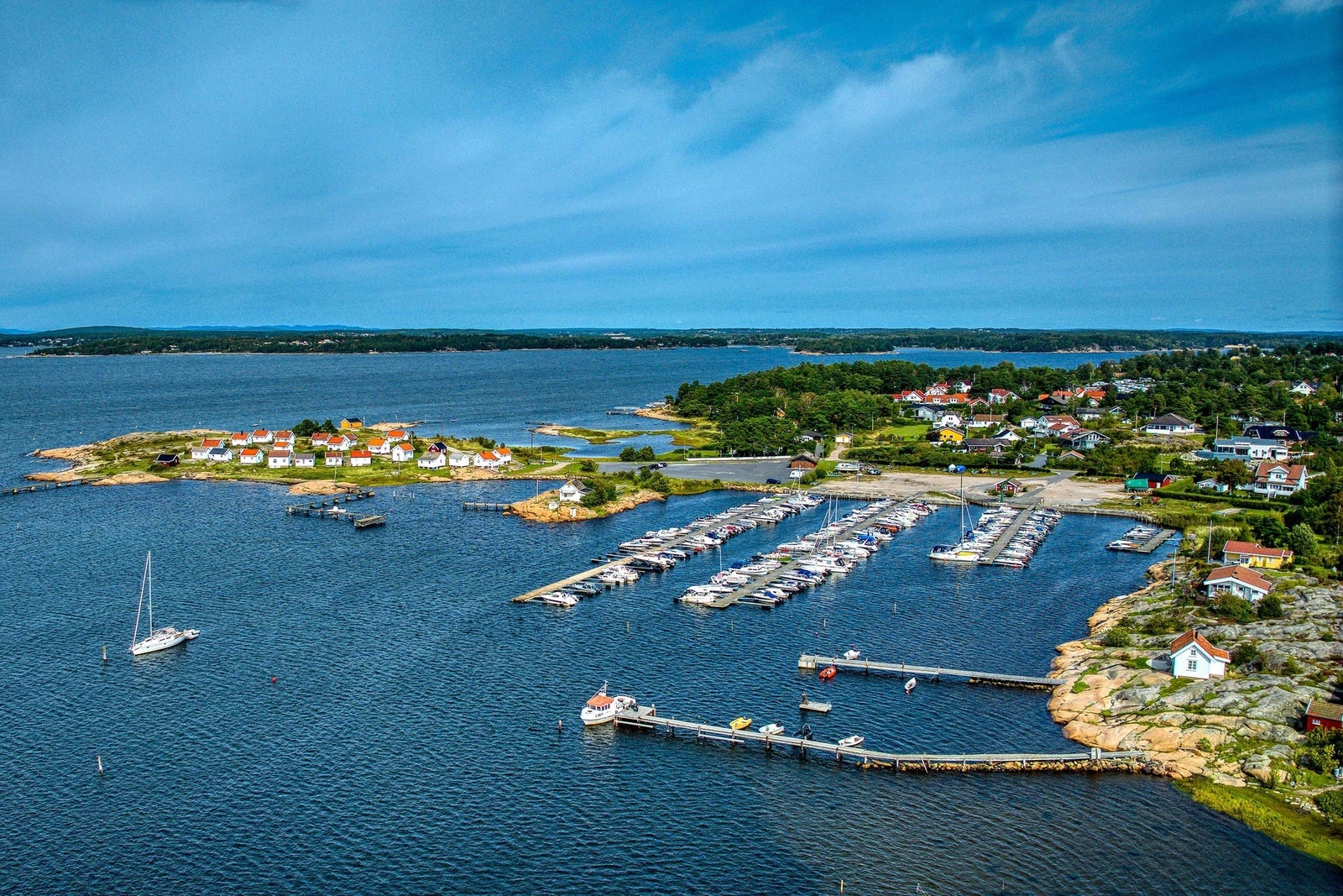 Småbåthavnen ved Saltholmen. Galleribilde