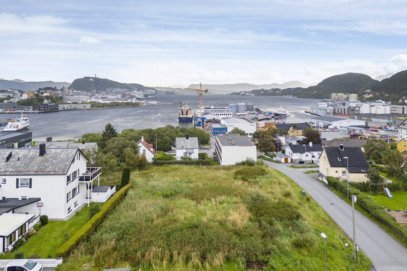 Tomten har en utnyttelsesgrad på hele 35% Galleribilde