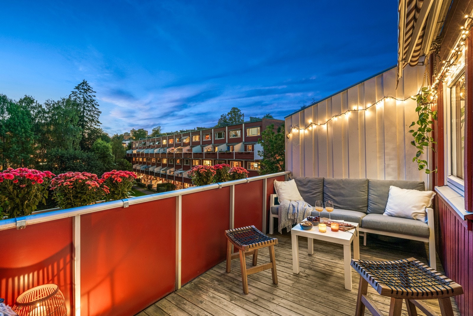 Her kan solen nytes fra tidlig formiddag til kveld i rolige omgivelser. Galleribilde