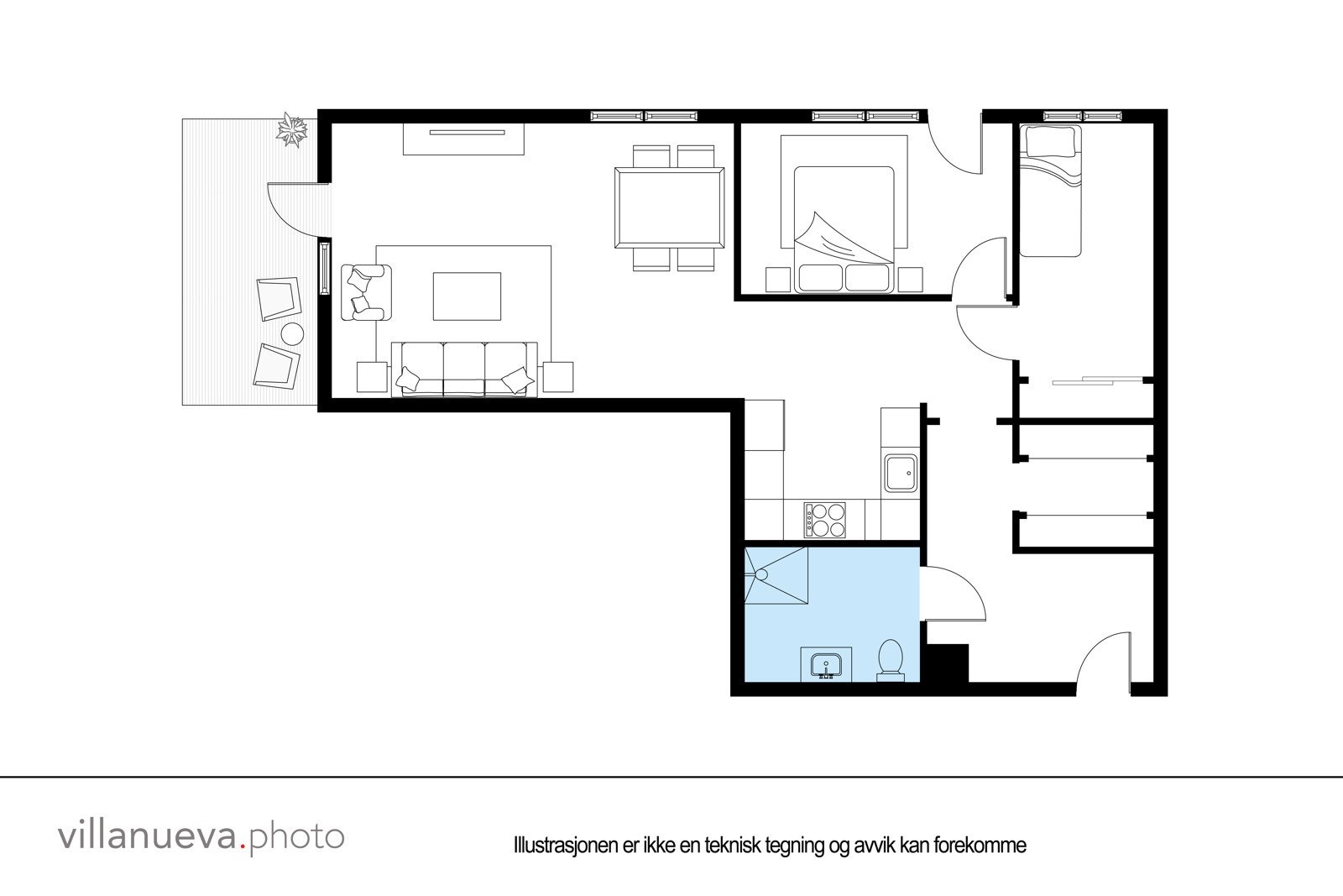 Plantegning - ikke målbar. Galleribilde
