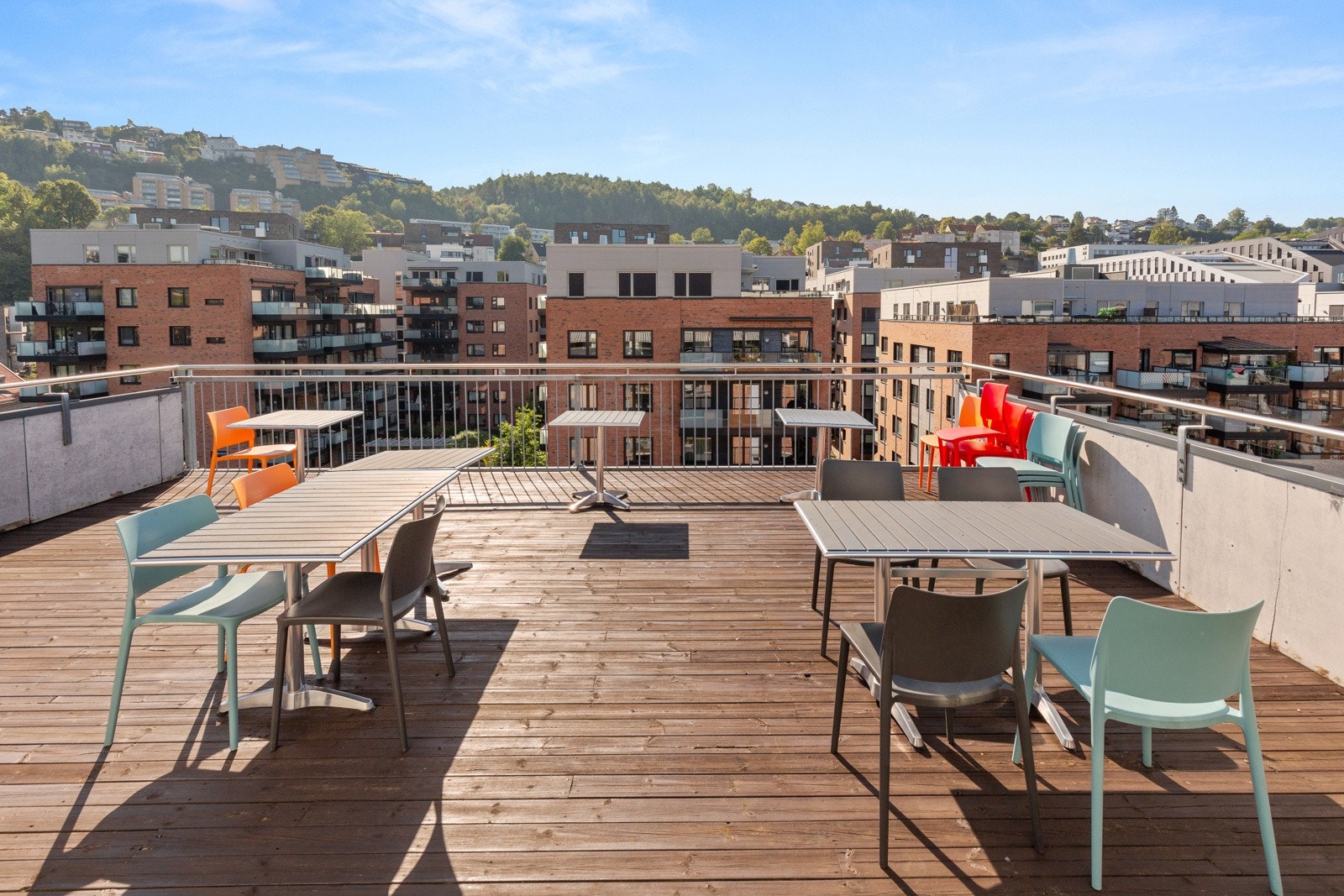 Fantastisk felles takterrasse. Galleribilde