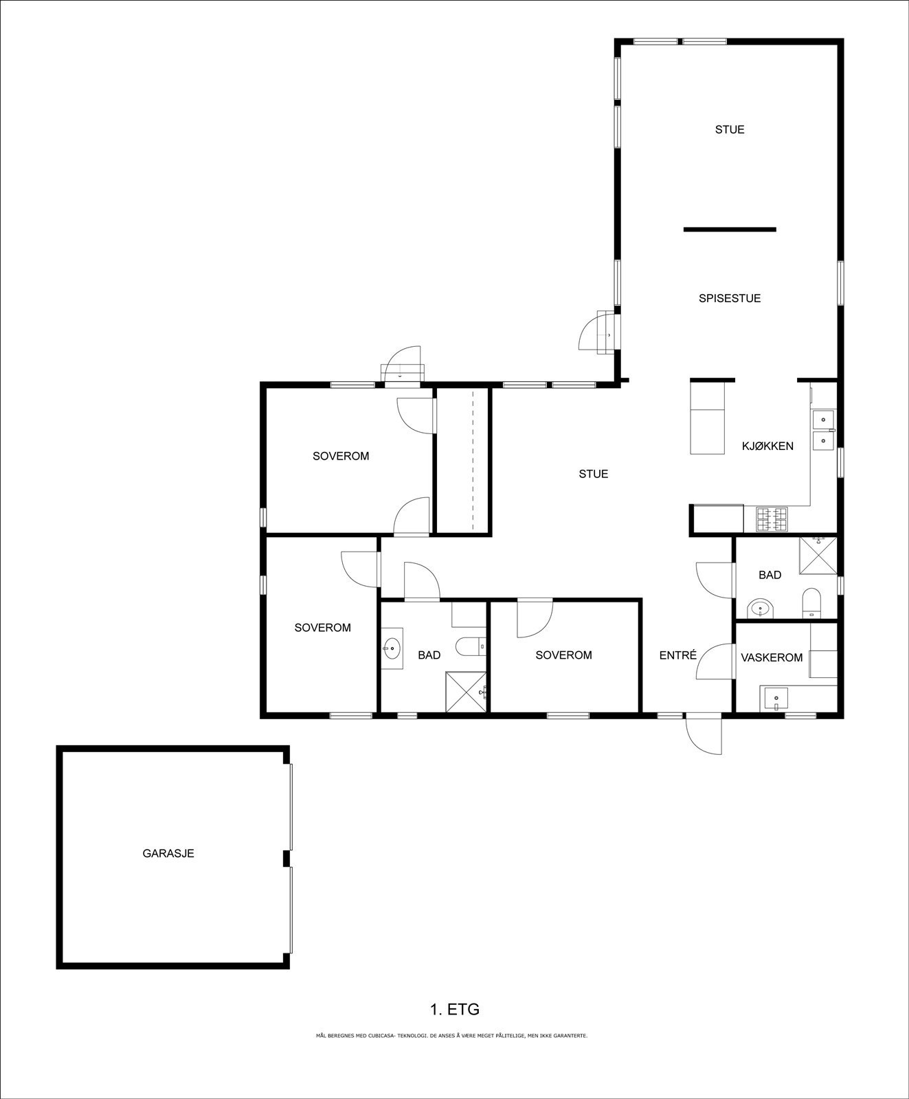 Veiledende planskisse - ikke målbar Galleribilde