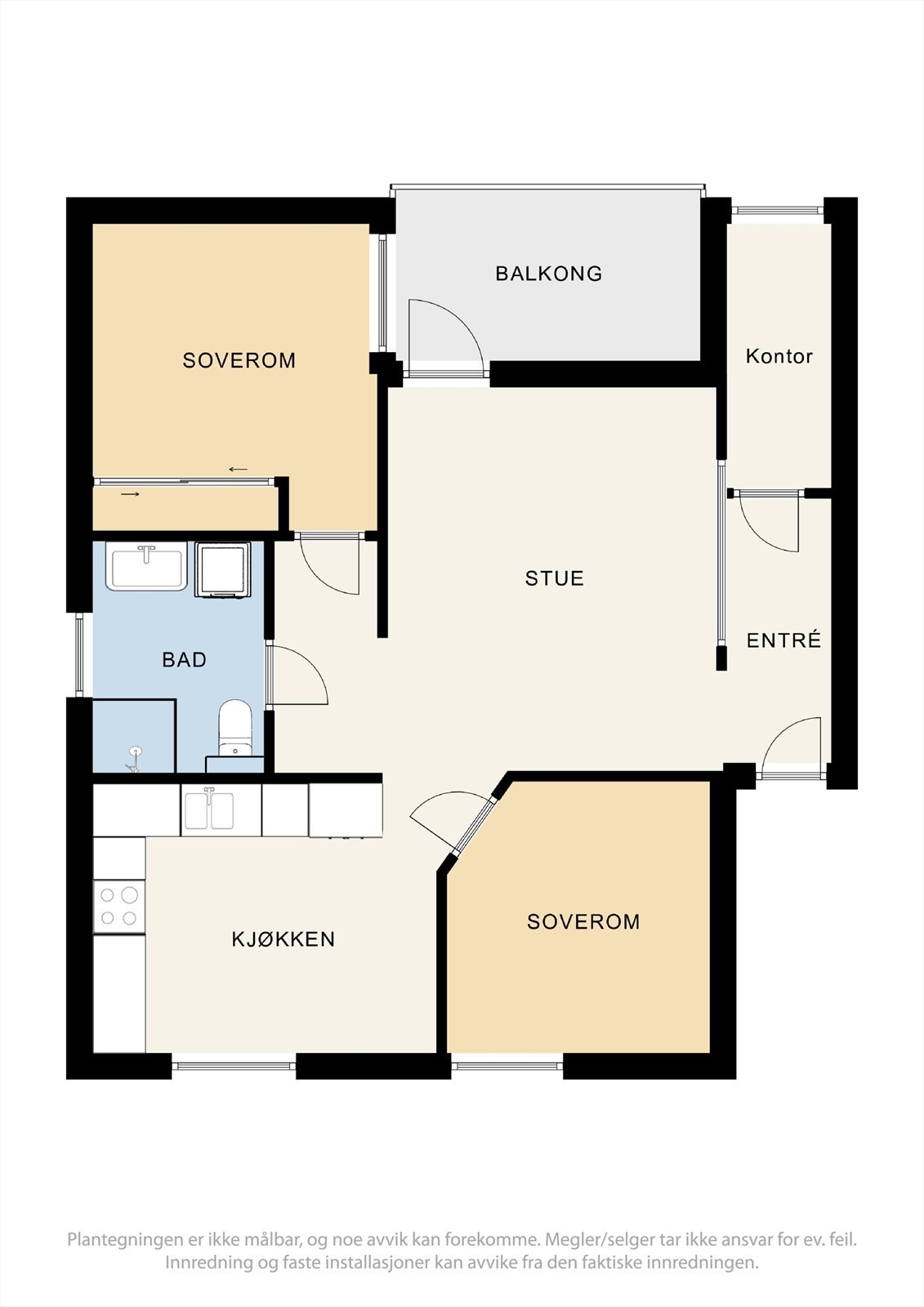 Plantegning Galleribilde