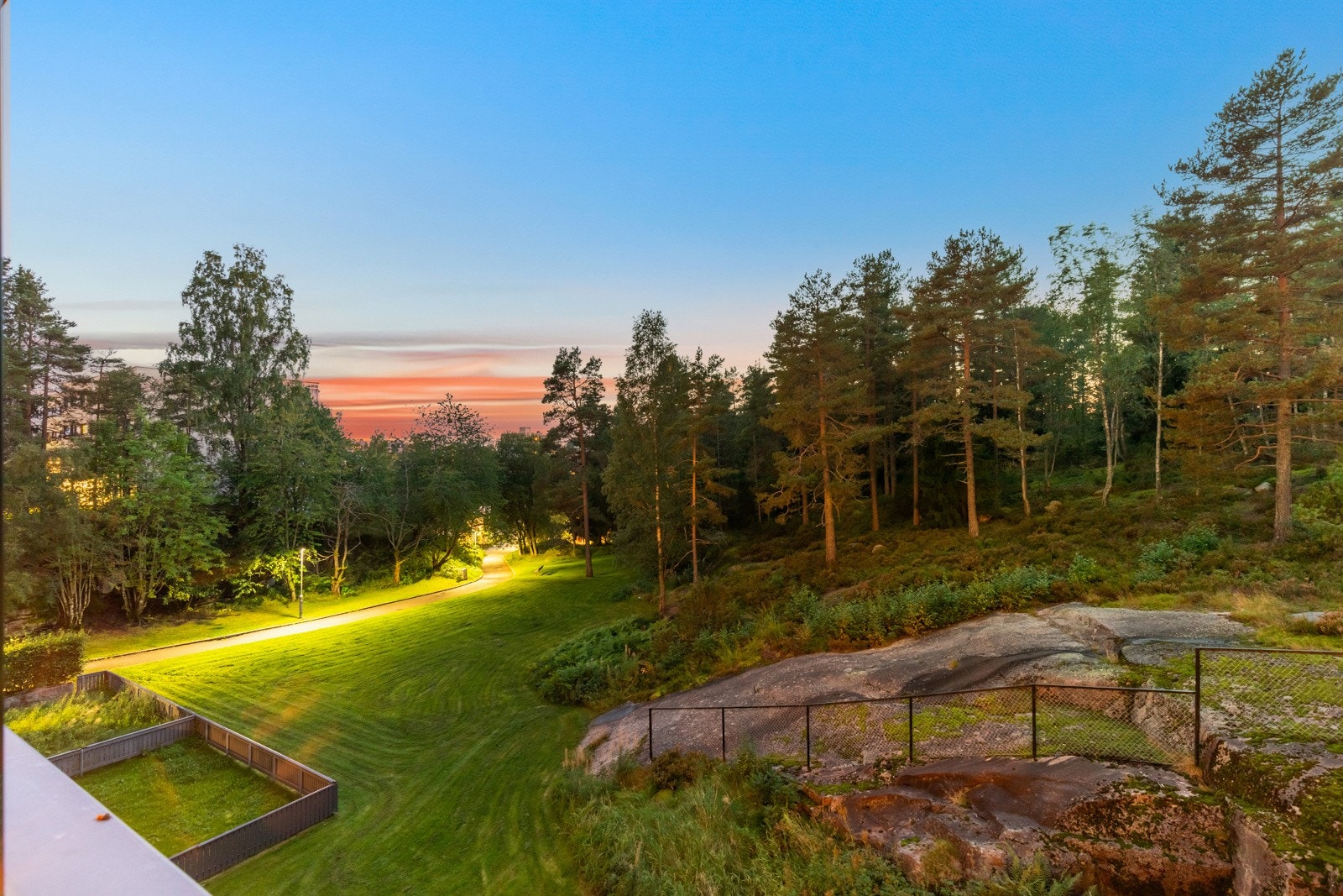 Utsikt fra balkongen. Galleribilde