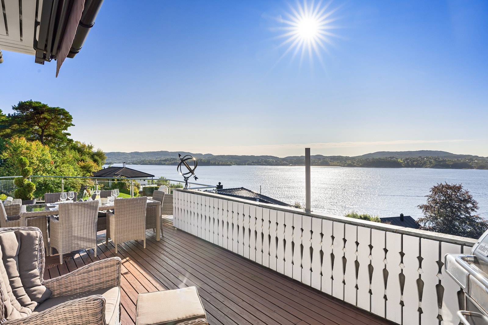 De beste solforhold og en utsikt de fleste drømmer om Galleribilde