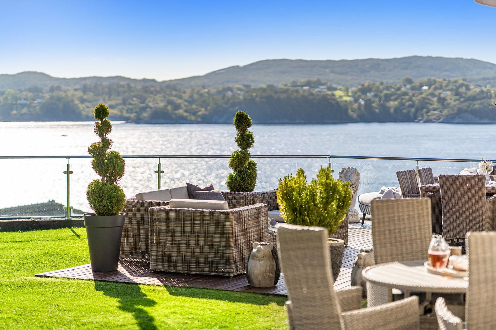 Innbydende uteplass for alle anledninger Galleribilde