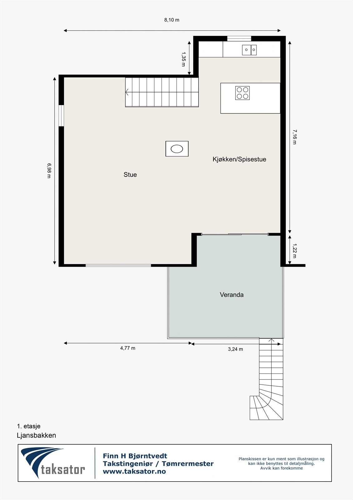 Plantegning 1. etasje. Galleribilde