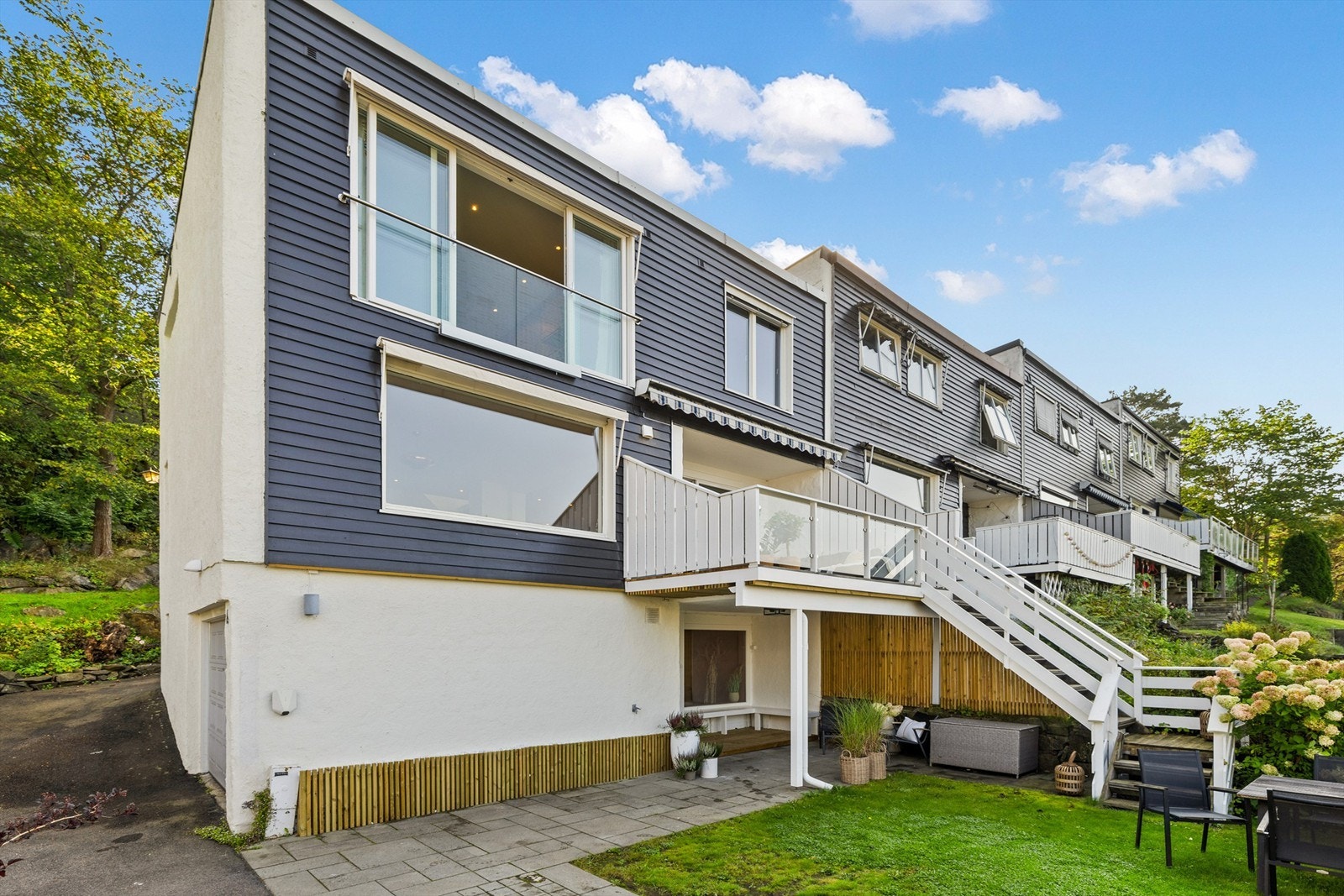 Innbydende inngangsparti. Galleribilde