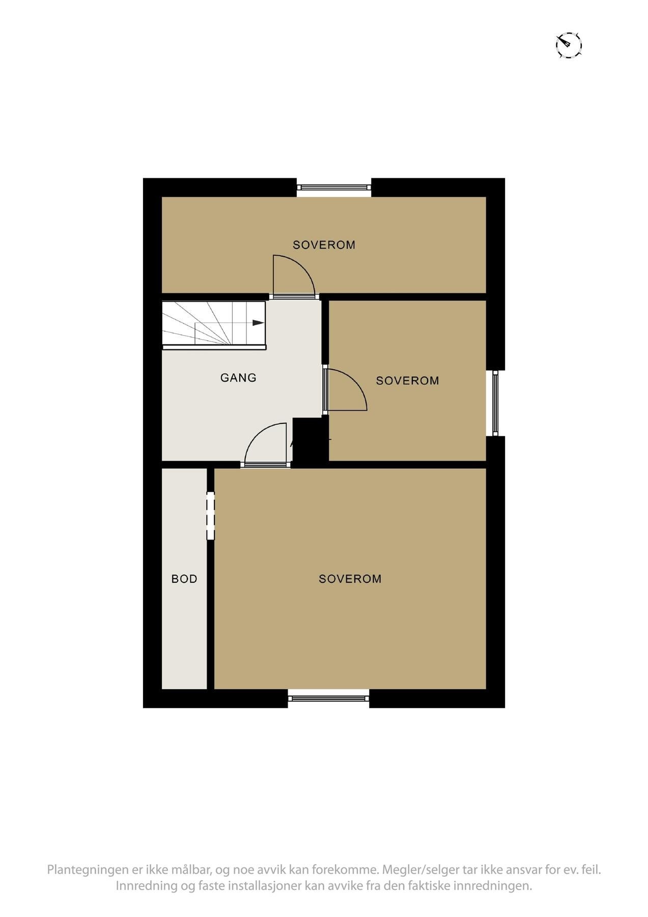 Plantegning 2.etasje Galleribilde