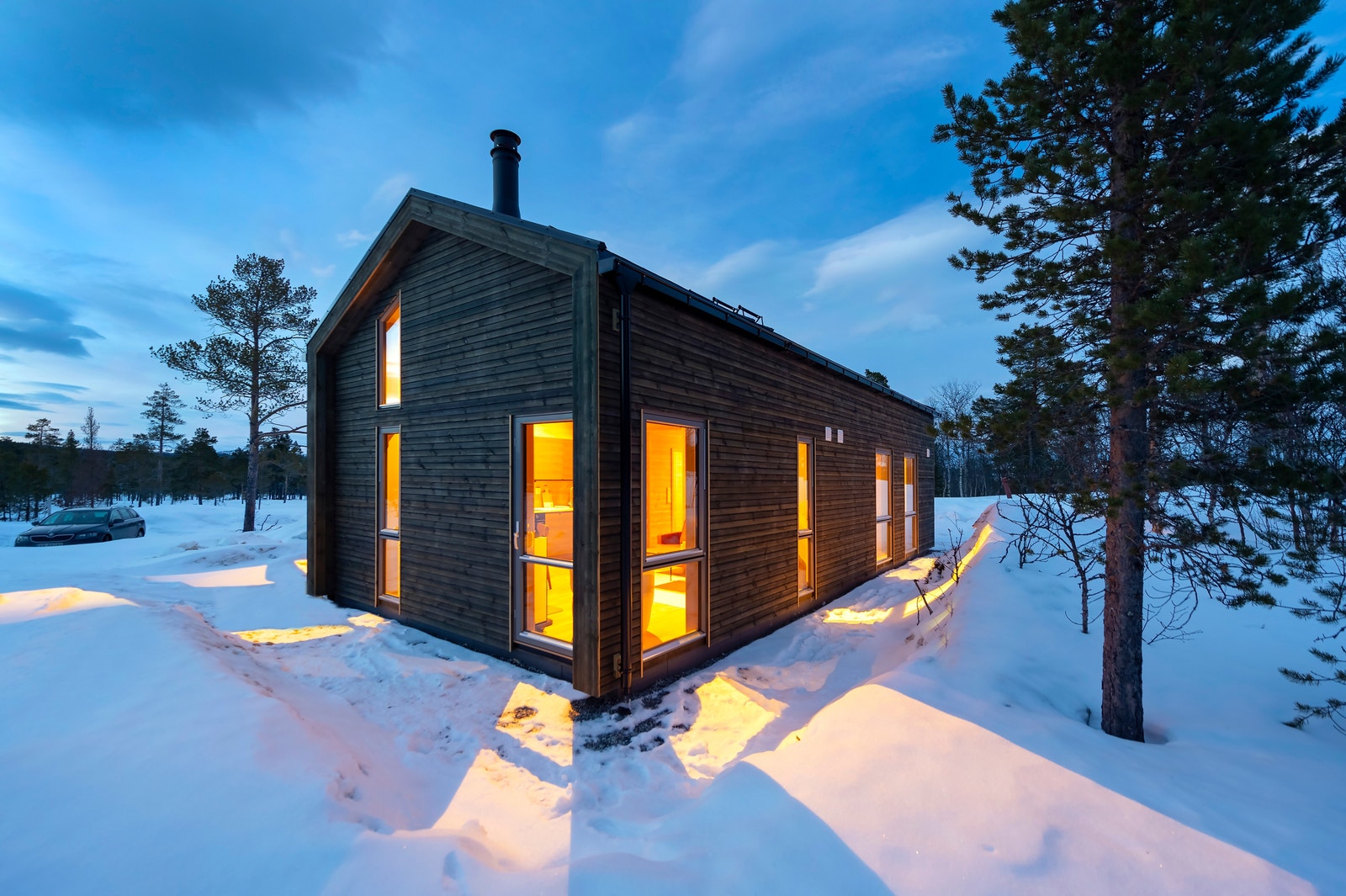 Eksteriør vinter Galleribilde