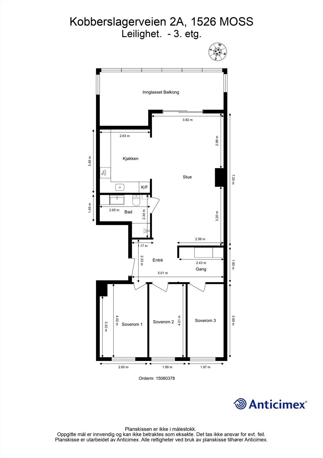 Planskisse Galleribilde