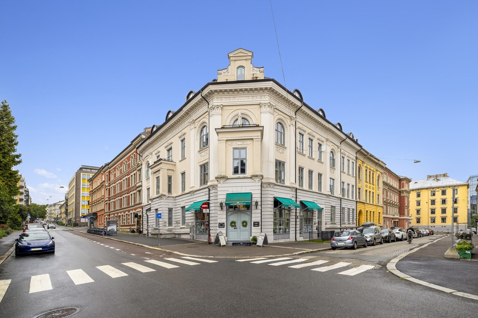 Flott bygård i Vika. Galleribilde