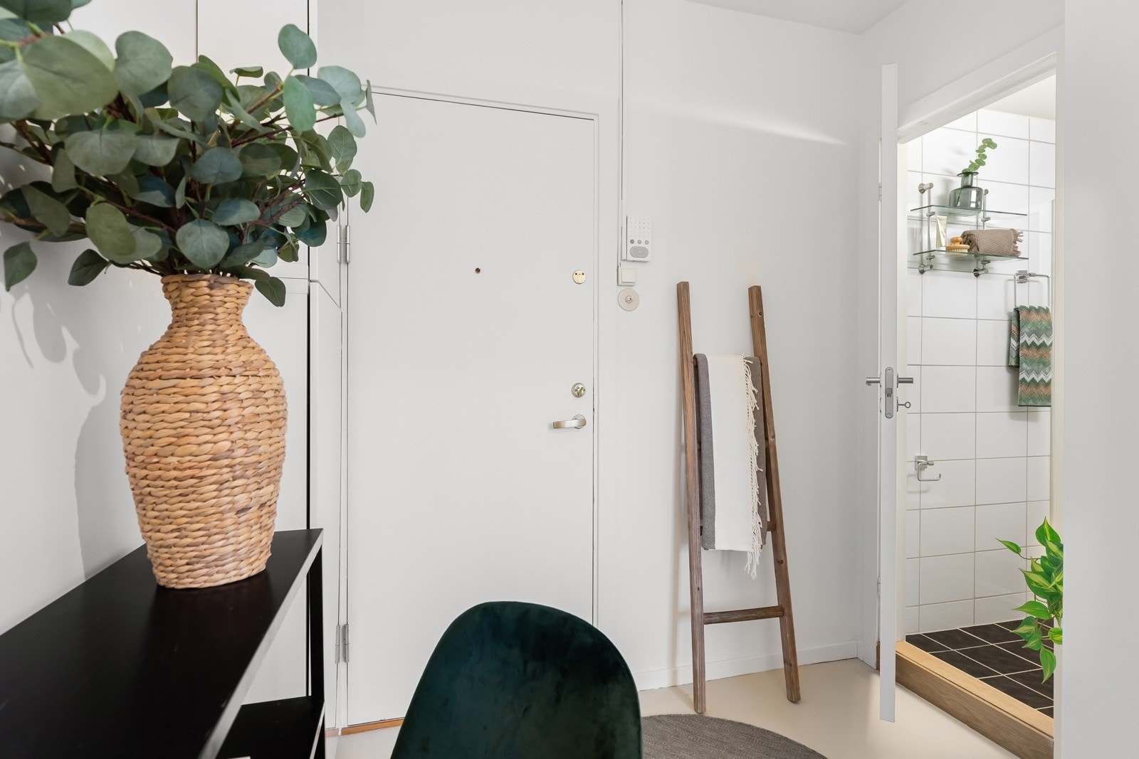 Hyggelig entré med god plass til ytterklær og sko. Galleribilde