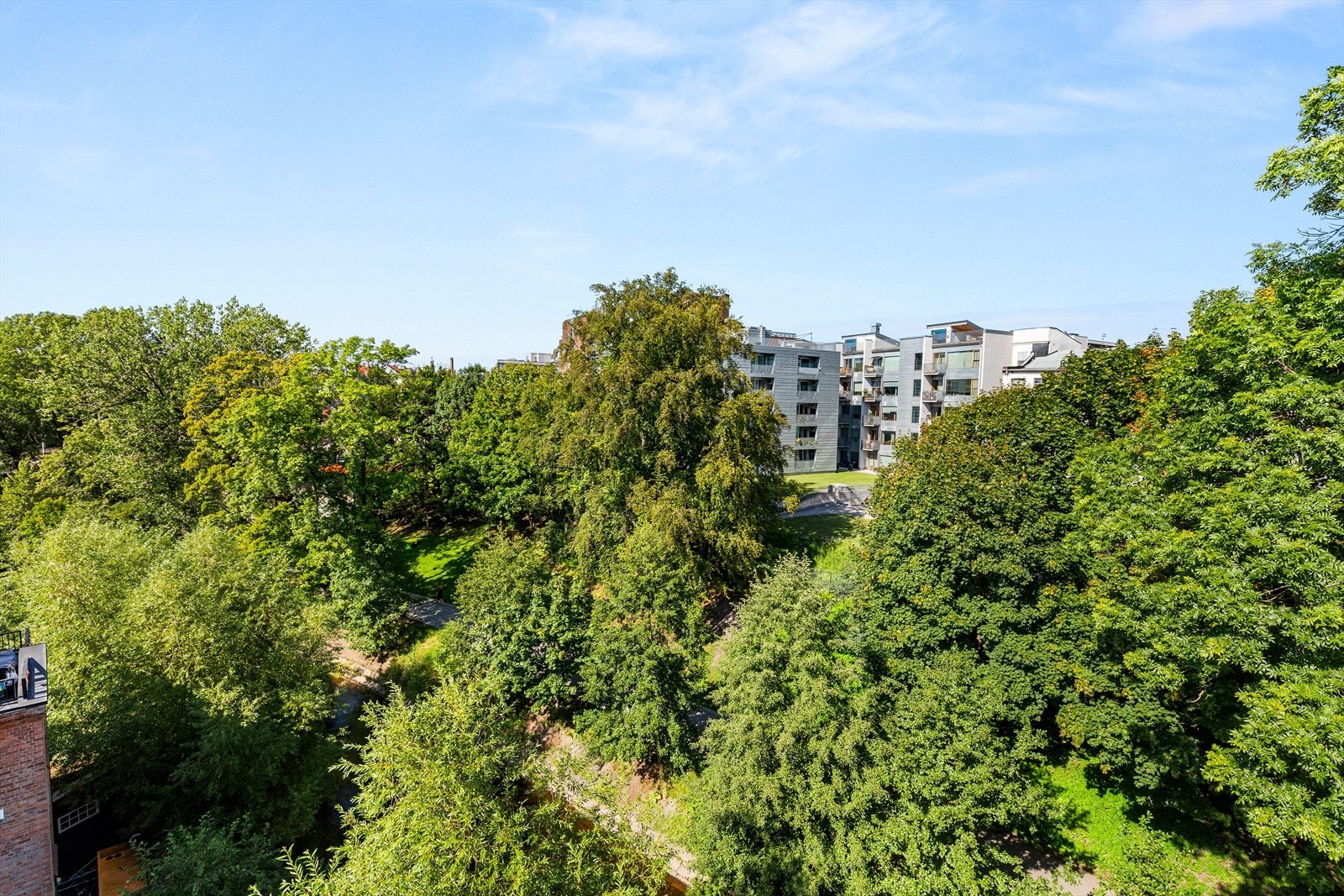 Utsikt fra takterrassen. Galleribilde