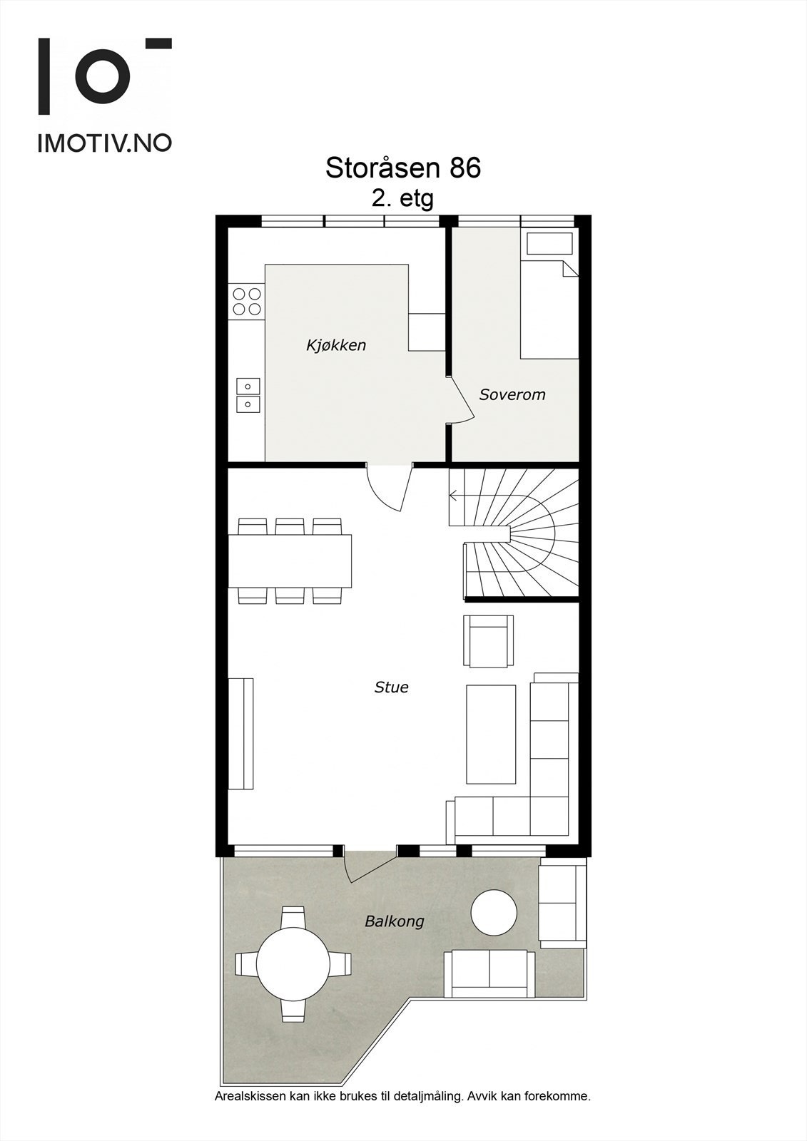 Plantegning 2. etasje - Galleribilde