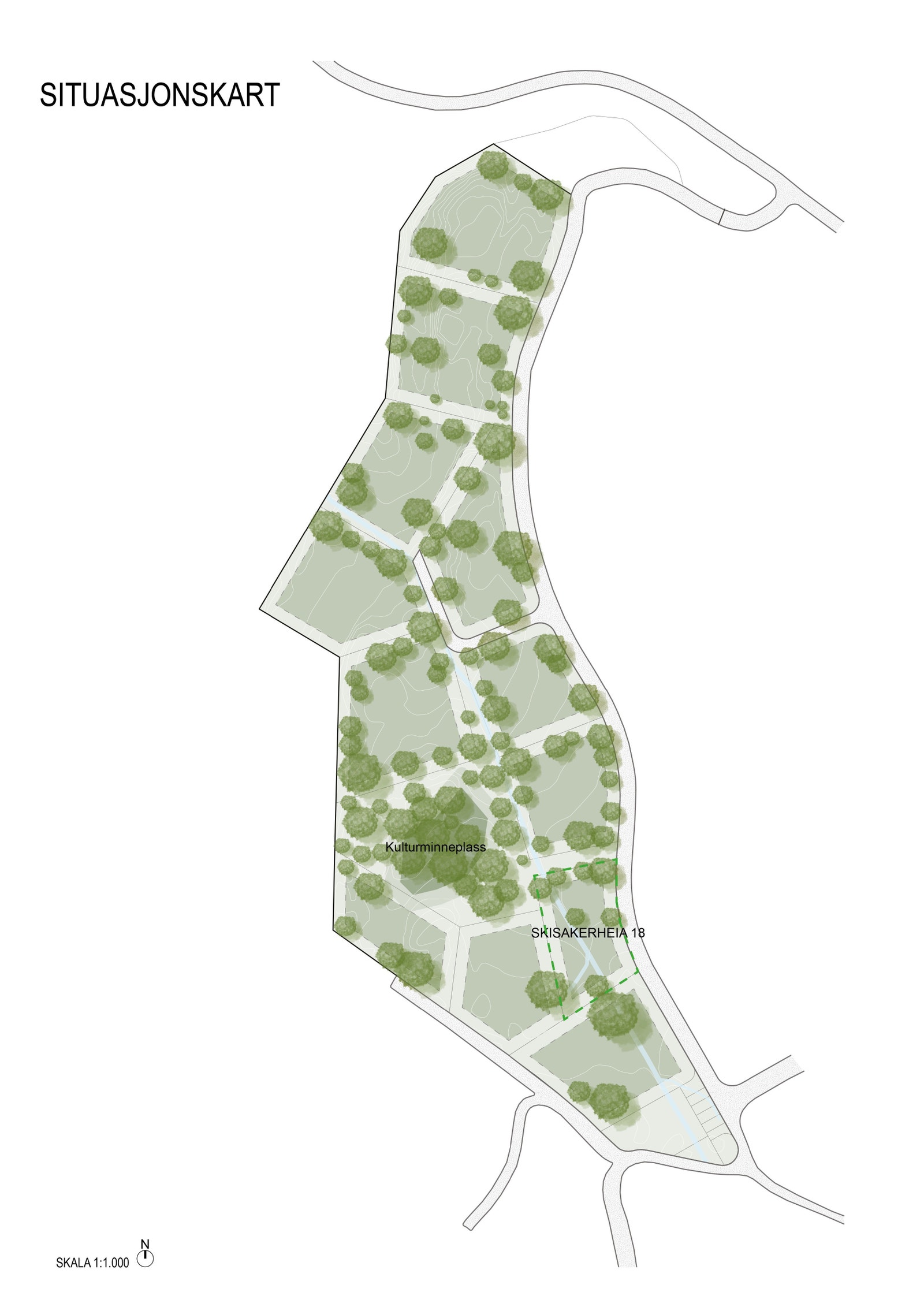 Situasjonskart av området Galleribilde