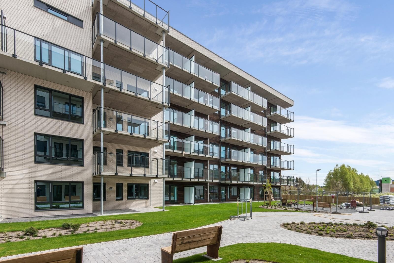 Fasade fra bakgården Galleribilde