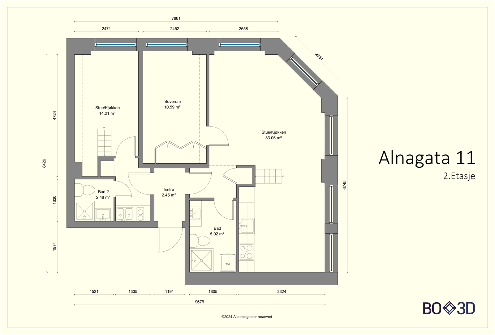 Plantegning. Galleribilde