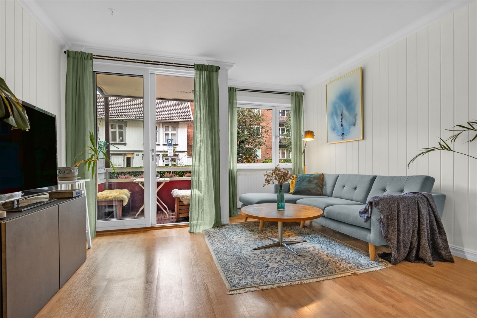 En innbydende og arealeffektiv 2-roms andelsleilighet med sentral beliggenhet på Rodeløkka. Galleribilde