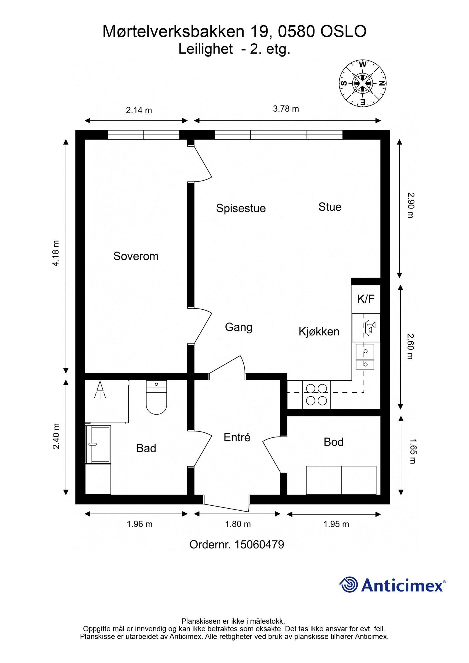 Plantegning Galleribilde