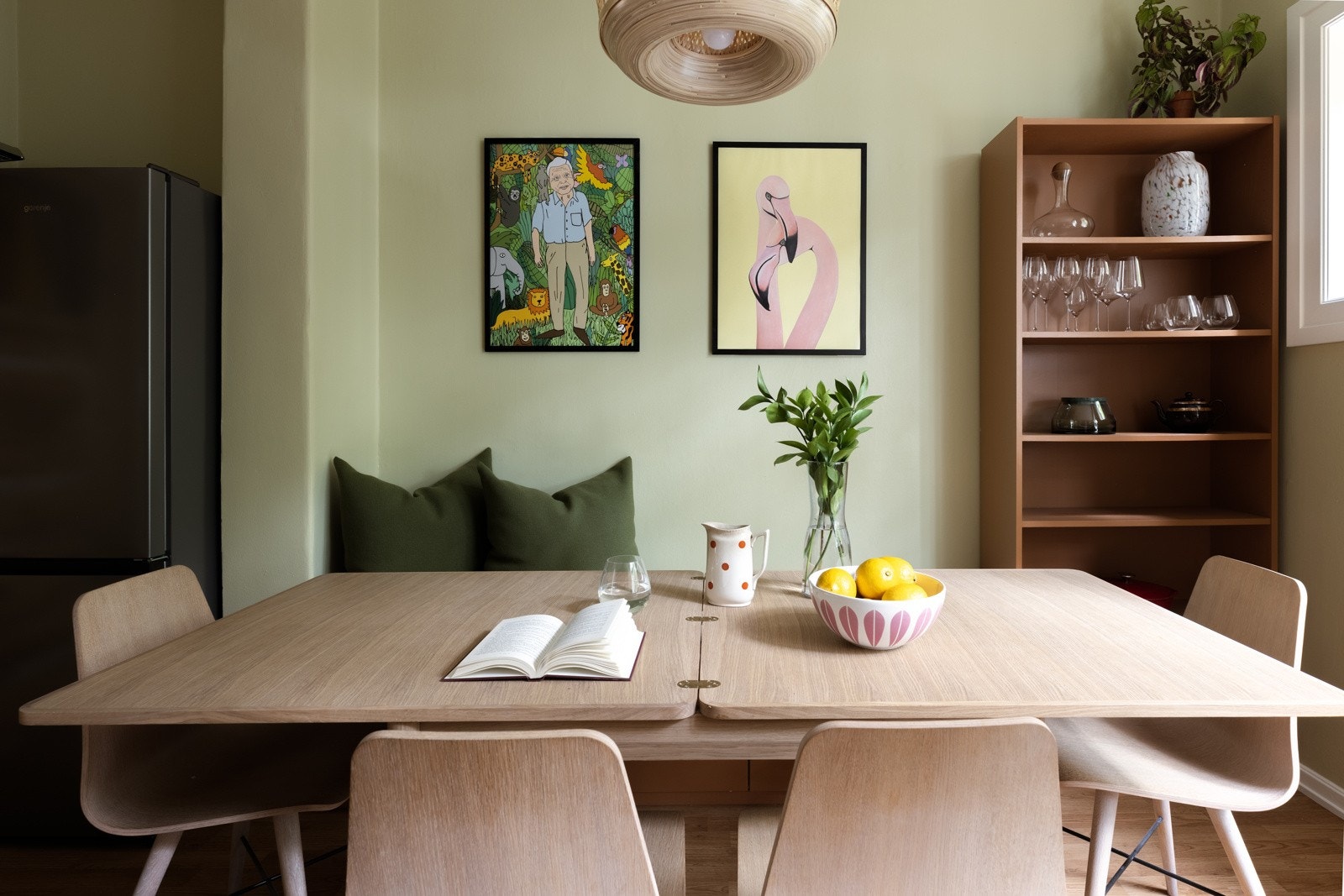 Innredningen på kjøkkenet er fra Ikea. Galleribilde