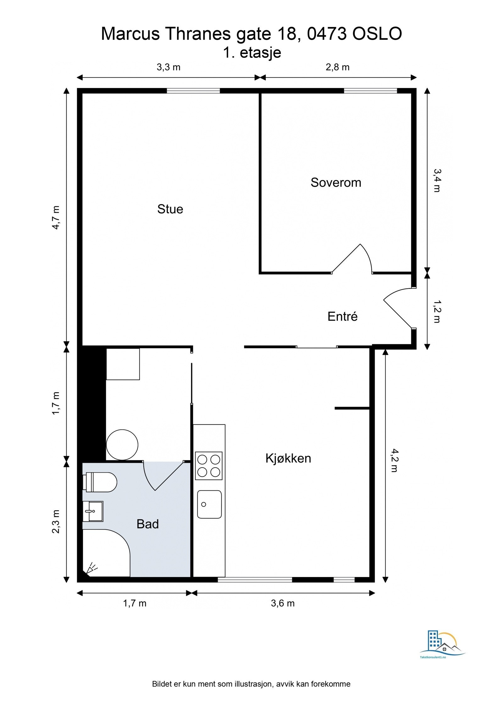 Boligen har en god planløsning. Galleribilde