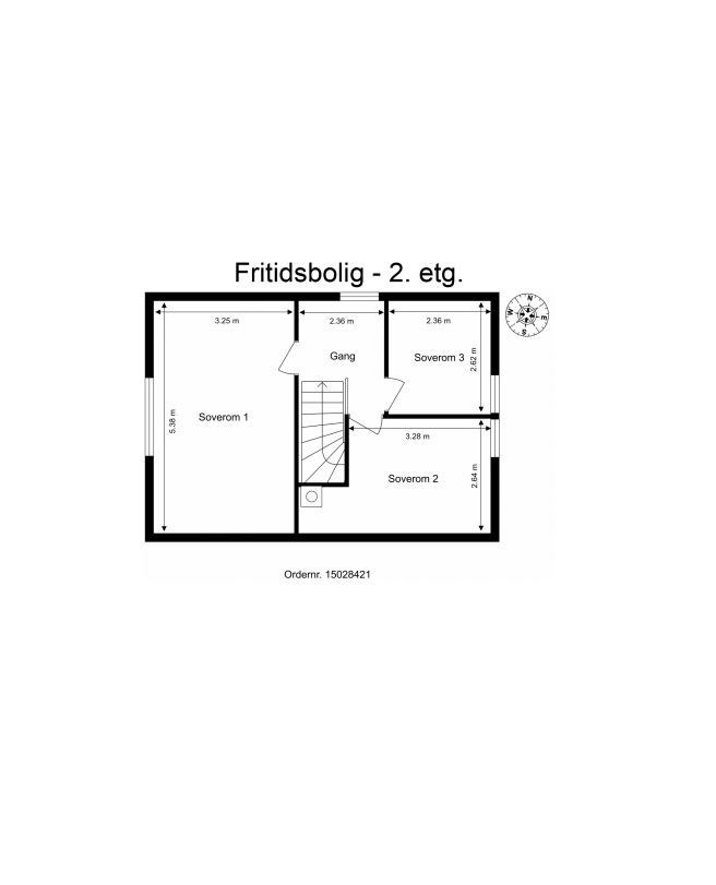 Plantegning, målsatt 2. etasje Galleribilde