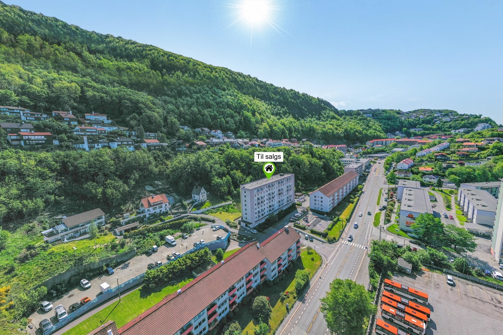 Velkommen til Nattlandsveien 96B. Galleribilde