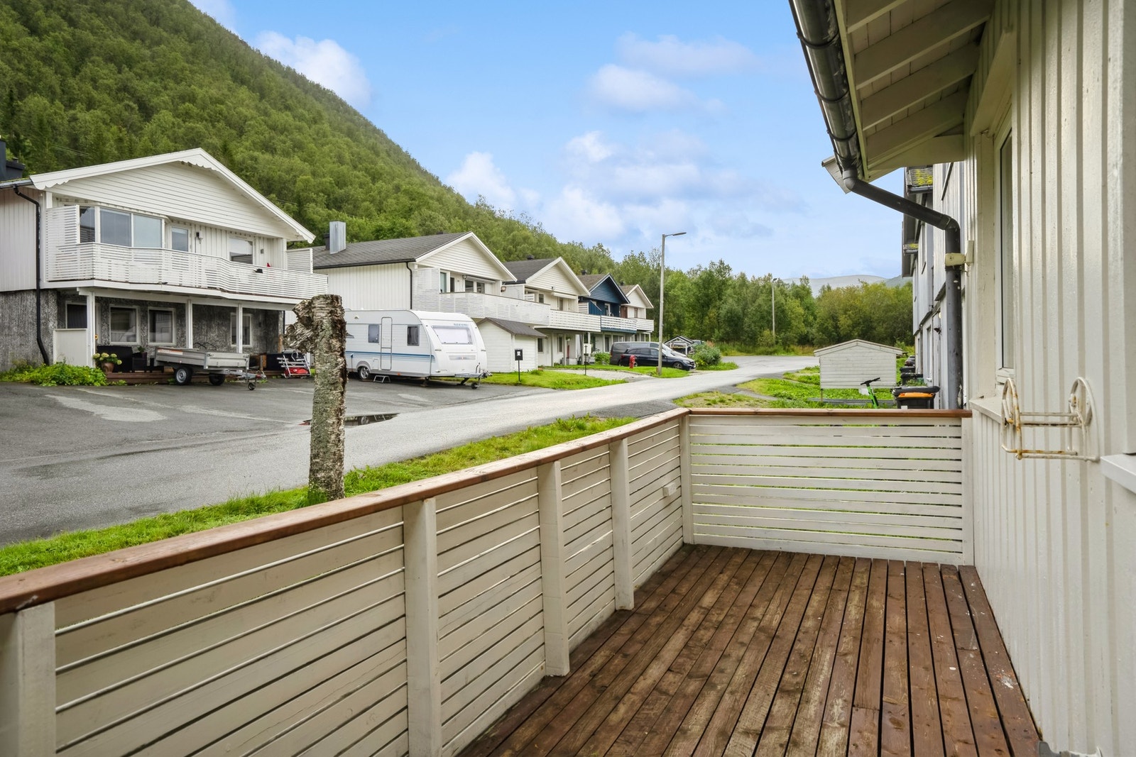 Liten lufteveranda. Galleribilde