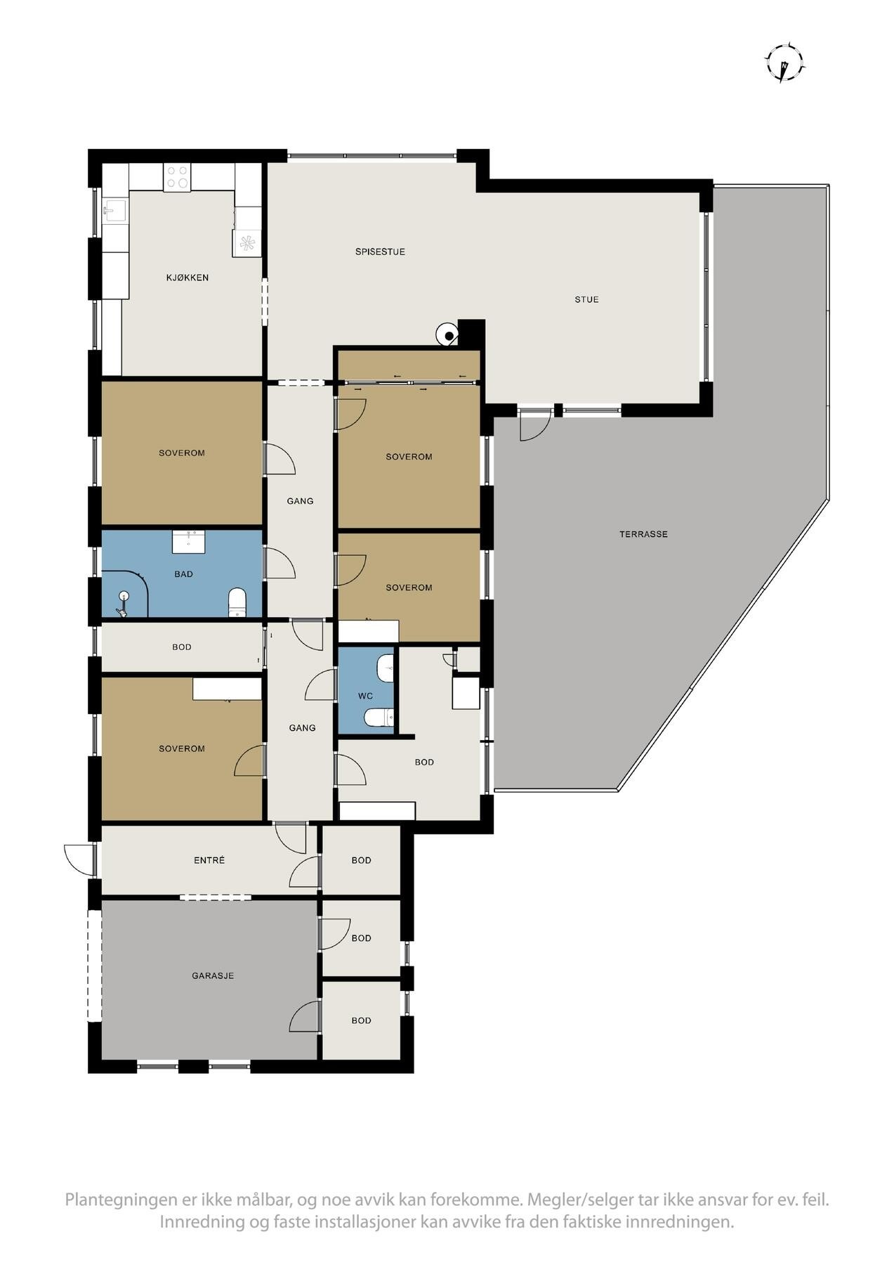 Plantegning. Galleribilde