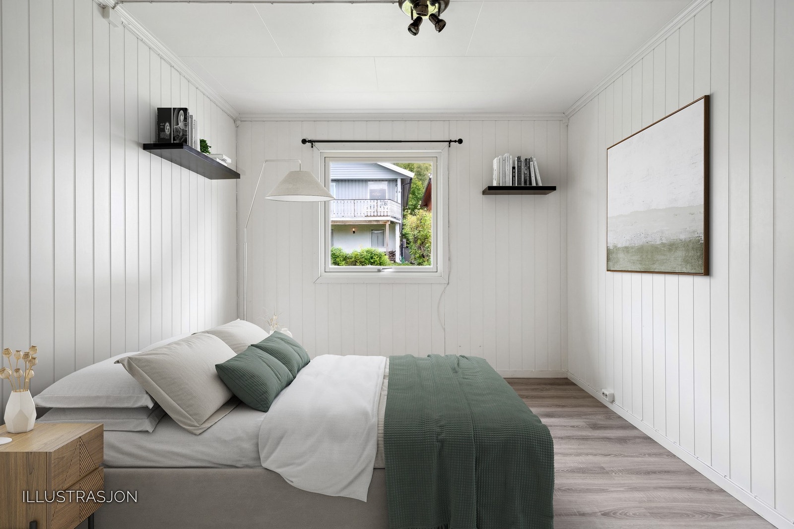 Soverom 2 - her med 3D-møblering. Galleribilde