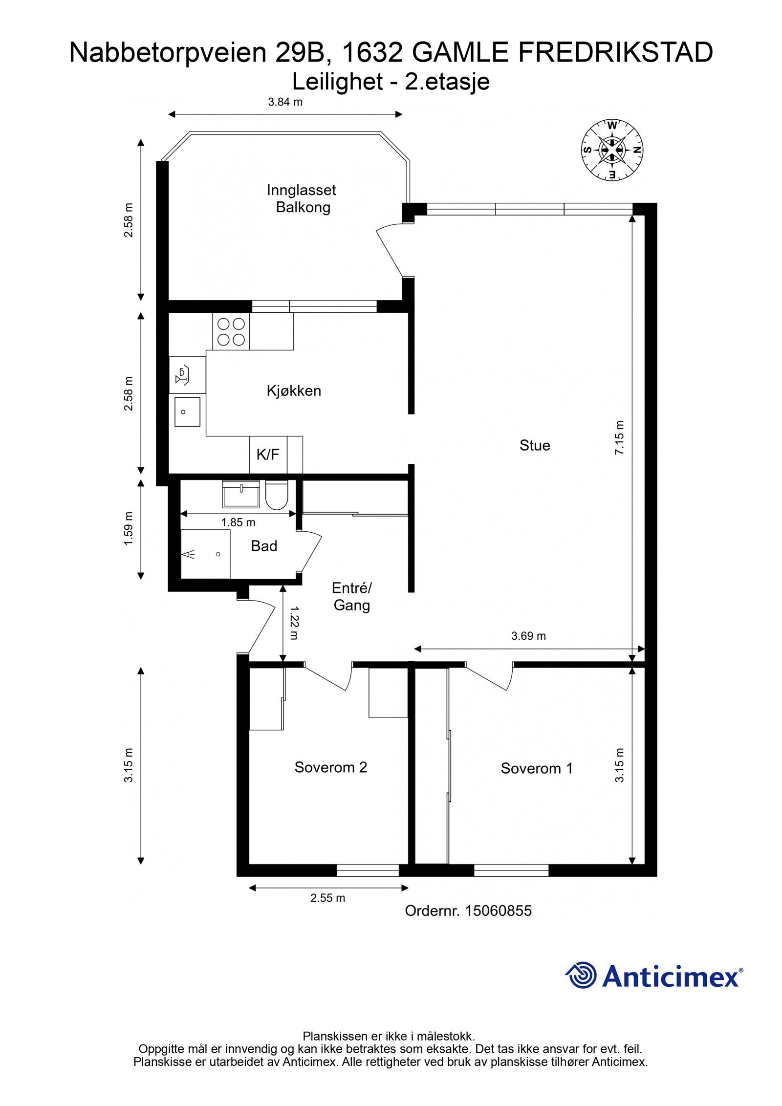 Plantegning Galleribilde