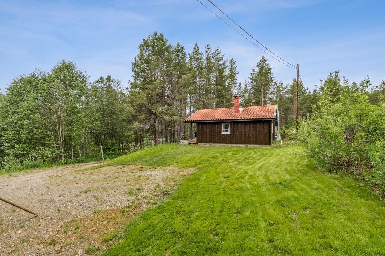Lettstelt, åpen og solrik tomt Galleribilde